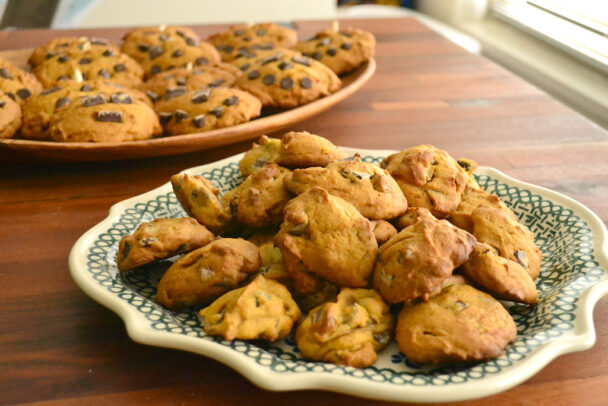 Pumpkin Chocolate Chip Cookies