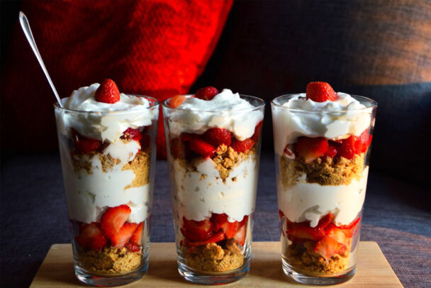 Strawberry Cheesecake Trifle