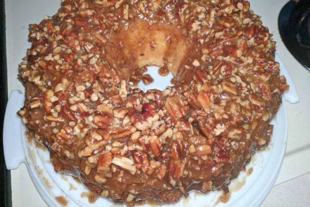 Pecan Upside Down Cake
