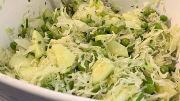 Cabbage And Pea Salad