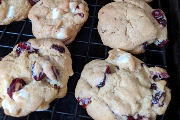 Oatmeal Cranberry White Chocolate Macadamia Chip Cookies