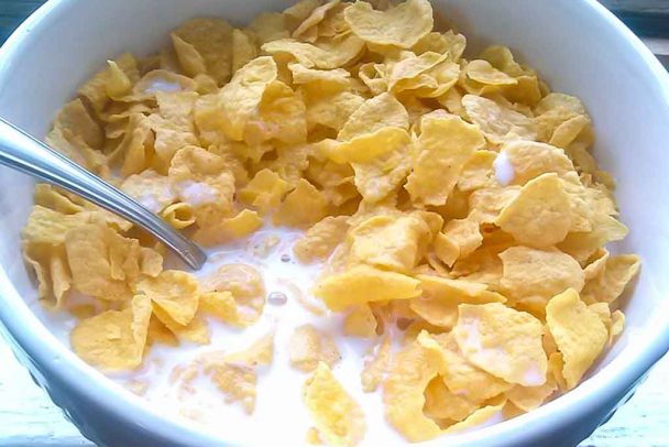 Corn Flakes With Bananas