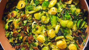 Easy Garlic Butter Sauteed Brussels Sprouts