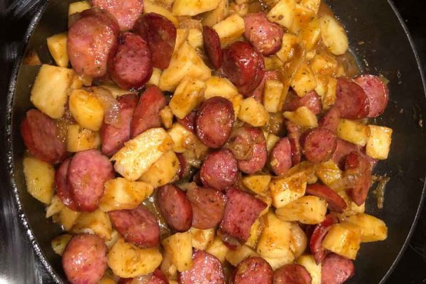 Goulash With Smoked Sausage And Potatoes - Masters of Kitchen