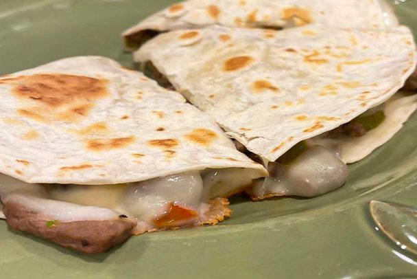 Philly Cheesesteak Quesadilla Recipe
