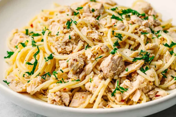 amazing canned tuna pasta