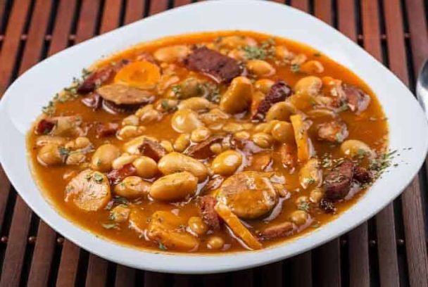 Creamy Bean Soup with Kielbasa