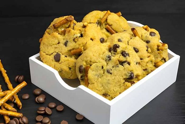 Peanut Butter Pretzel Chocolate Chip Cookies Recipe