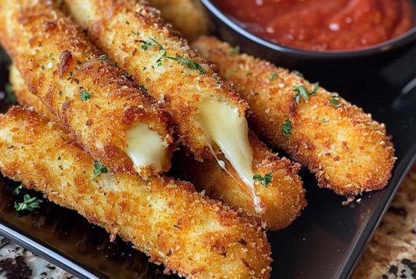 Homemade Mozzarella Sticks Recipe - Masters of Kitchen