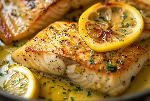 Pan-Fried Fish with Lemon Butter Sauce Recipe - Masters of Kitchen ...