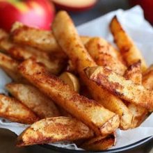 Air Fryer Apple Fries Recipe - Masters of Kitchen - Recipes