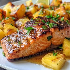 Honey Pineapple Salmon Recipe - Masters of Kitchen - Recipes