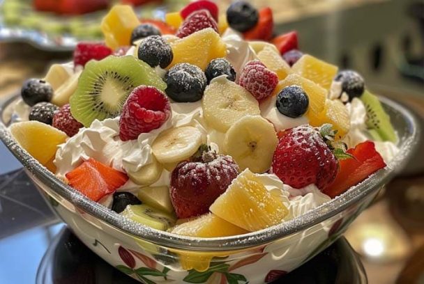 Nana’s Frozen Fruit Salad Recipe - Masters of Kitchen - Recipes