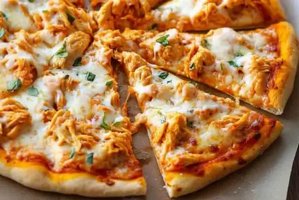 Final Thoughts: Why You’ll Love This Buffalo Chicken Pizza Recipe This Buffalo Chicken Pizza is bold, cheesy, and everything a comfort food lover could want. It’s: Spicy, creamy, and crispy in every bite Perfect for parties, pizza night, or game day Totally customizable and super satisfying With the right crust, flavorful chicken, and your favorite drizzle on top, this pizza is sure to become a go-to in your recipe rotation.